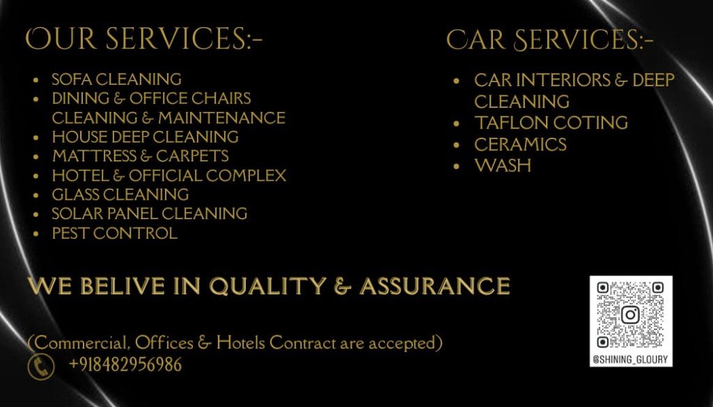 Shining Gloury visiting card